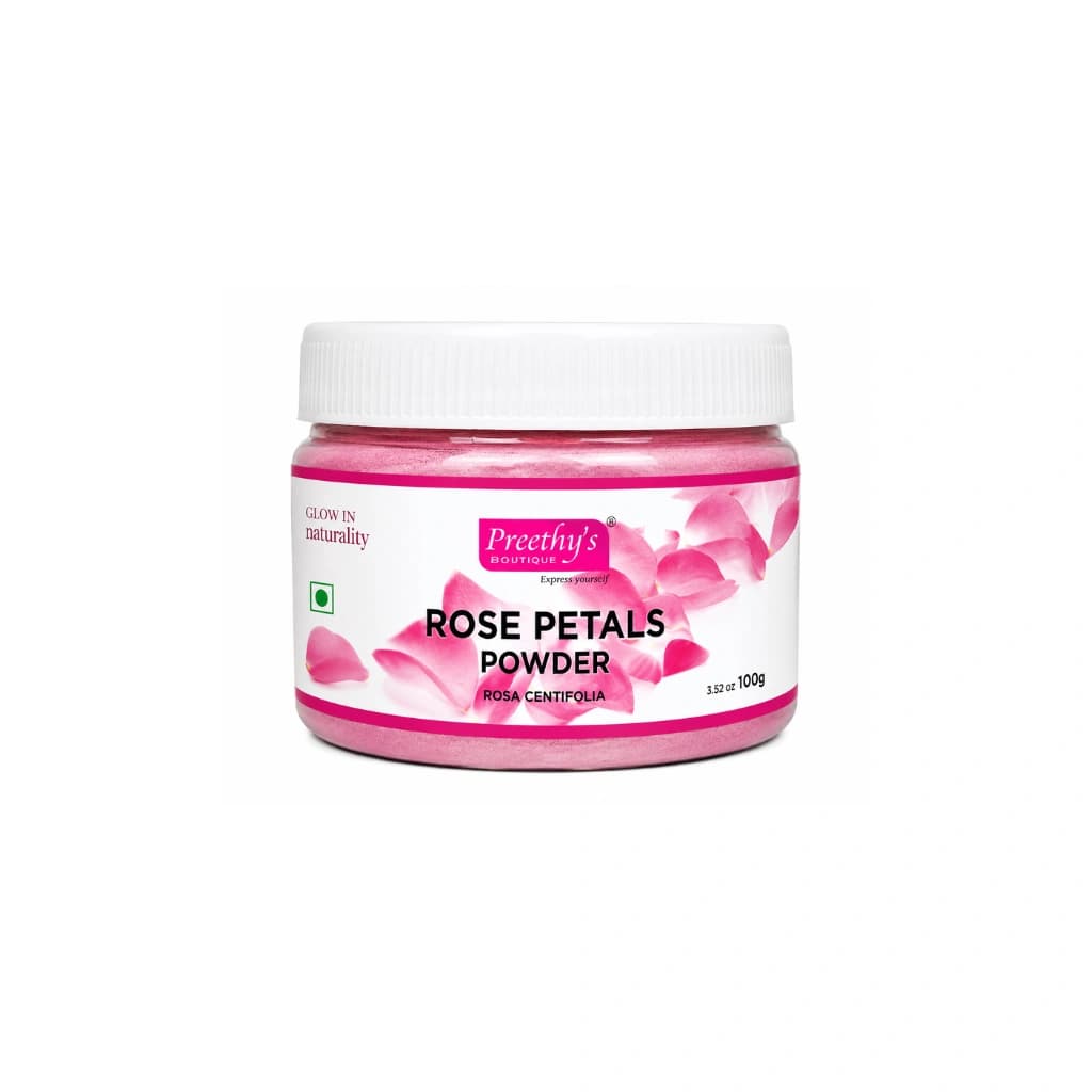 PREETHY'S BOUTIQUE ROSE PETALS POWDER 100 GM