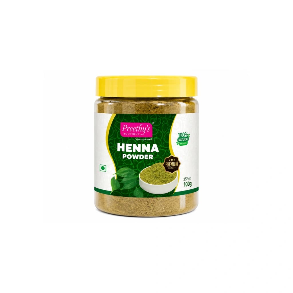 PREETHY'S BOUTIQUE HENNA POWDER 100 GM