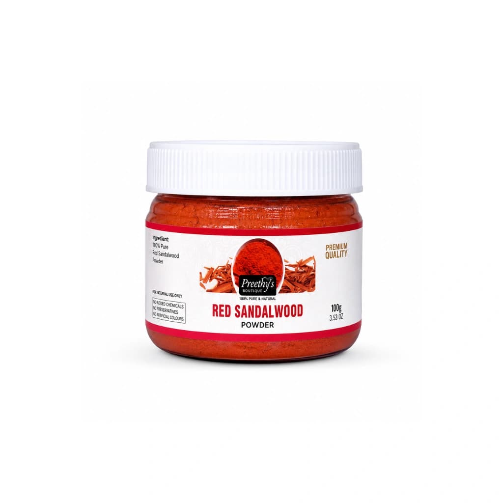 PREETHY'S BOUTIQUE RED SANDALWOOD POWDER 100 GM