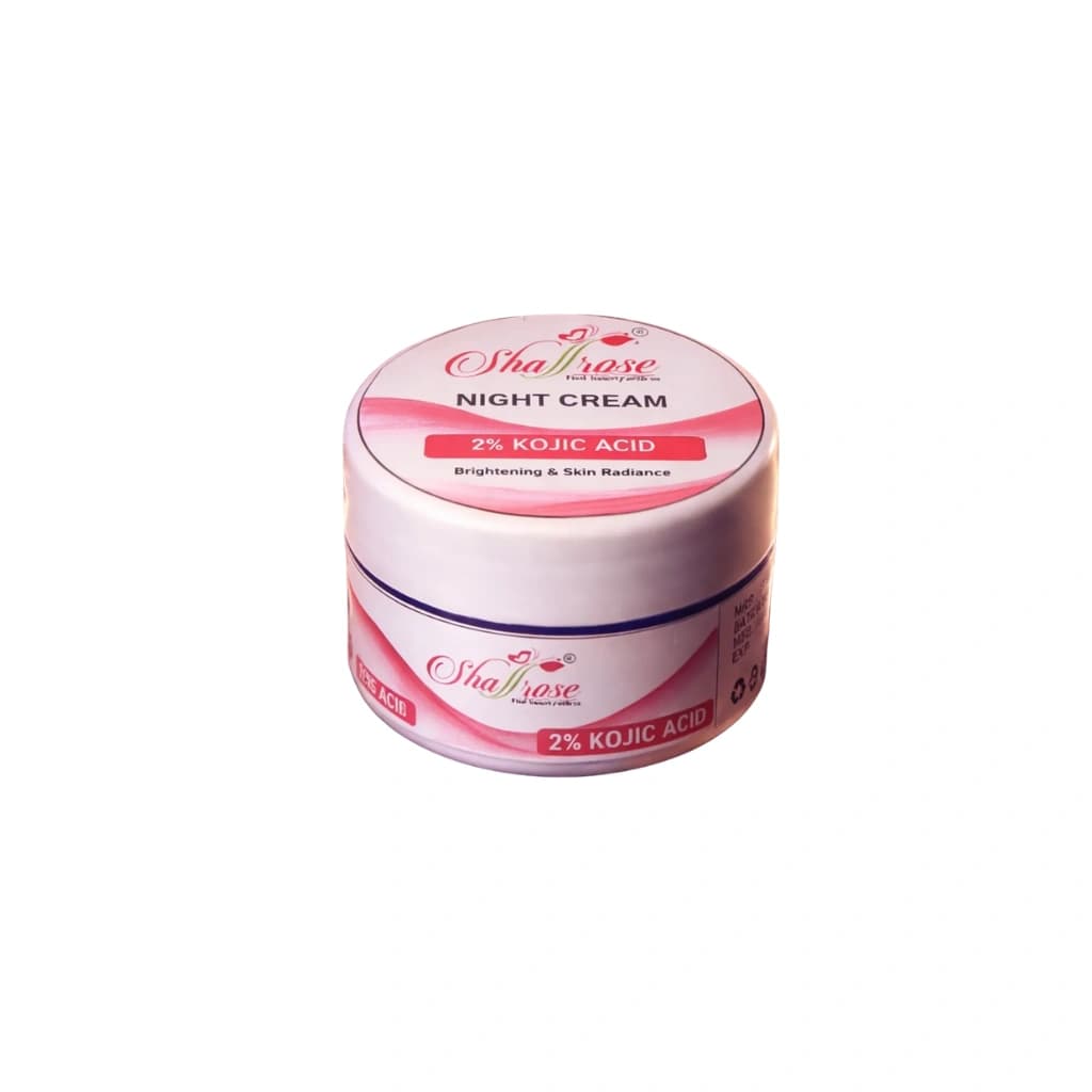 SHAFFROSE 2% KOJIC ACID NIGHT CREAM 100GM