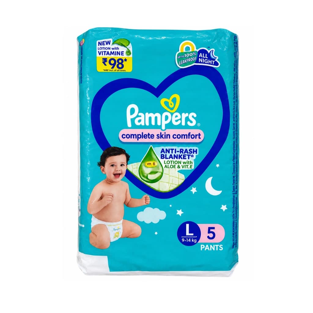 PAMPERS COMPLETE SKIN COMFORT PANTS L 9 -14 KG