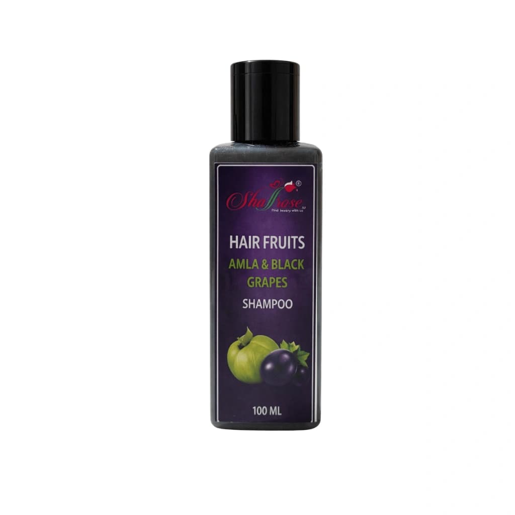 SHAFFROSE HAIR FRUITS AMLA & BLACK GRAPES SHAMPOO 100 ML