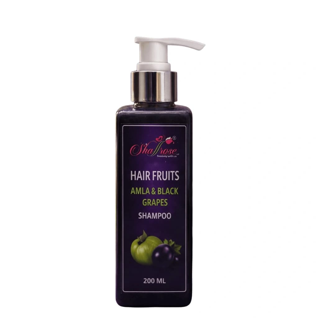 SHAFFROSE HAIR FRUITS AMLA & BLACK GRAPES SHAMPOO 200 ML
