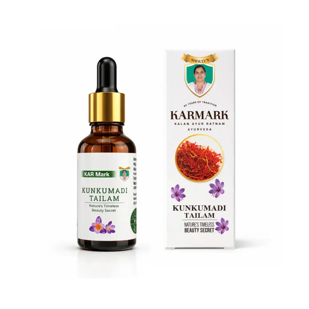KARMARK PREMIUM KUMKUMADI THAILAM ( 25% EXTRA SAFFRON & GOAT MILK )