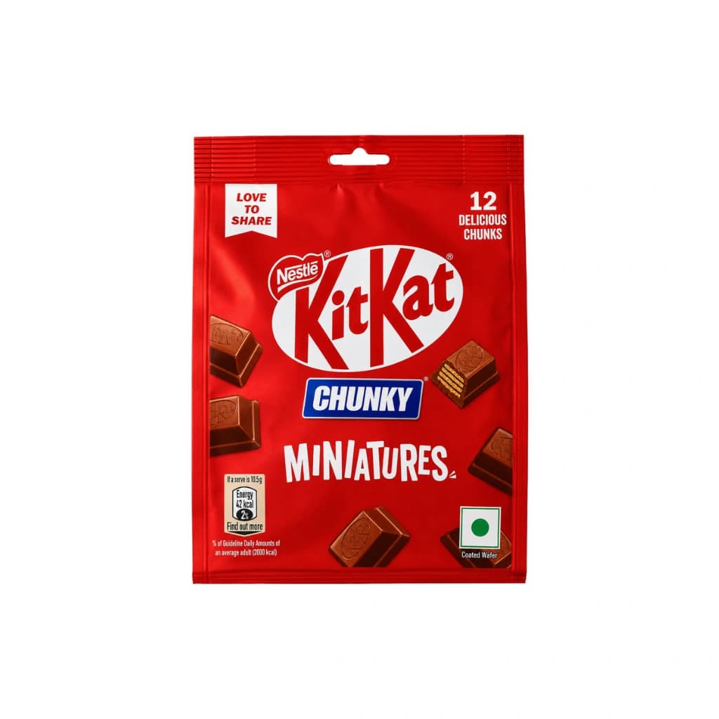 NESTLE KITKAT CHUNKY MINIATURES 126 GM