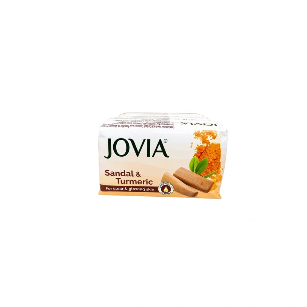 JOVIA SANDAL TURMERIC SOAP 500 GM BUY 4 GET 1