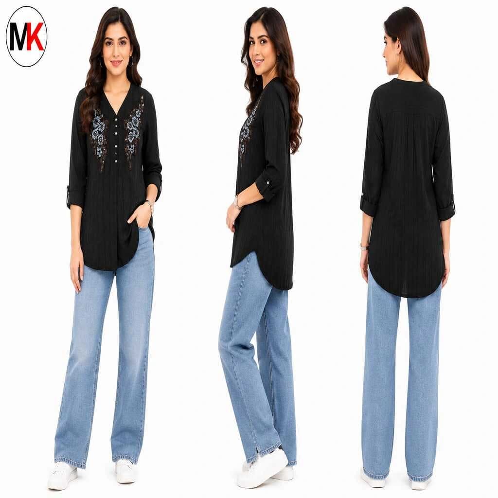 MK FABRICS - PREMIUM KOREAN STYLE WOMEN'S TOP