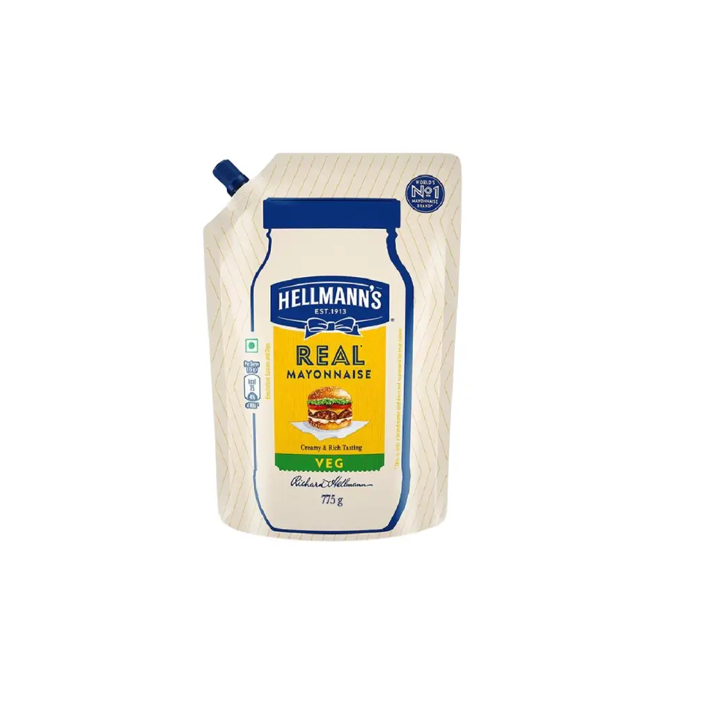 HELLMANN'S REAL MAYONNAISE CREAMY & RICH TASTING VEG 775 GM
