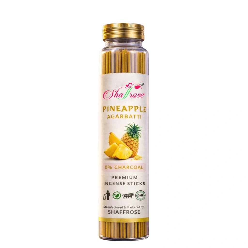 SHAFFROSE PINEAPPLE PREMIUM AGARBATTI 100 GM