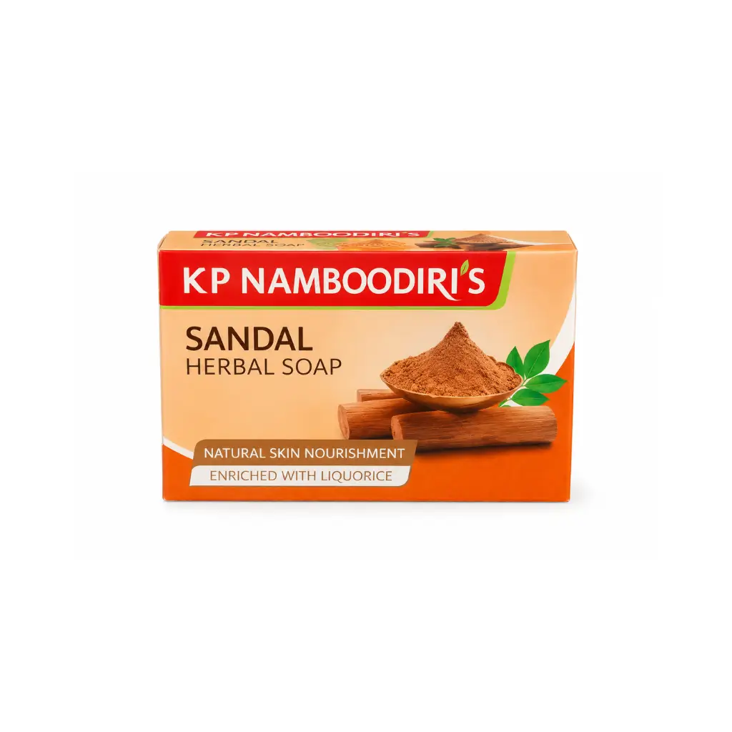 K P NAMBOODIRI'S SANDAL HERBAL SOAP 75 GM