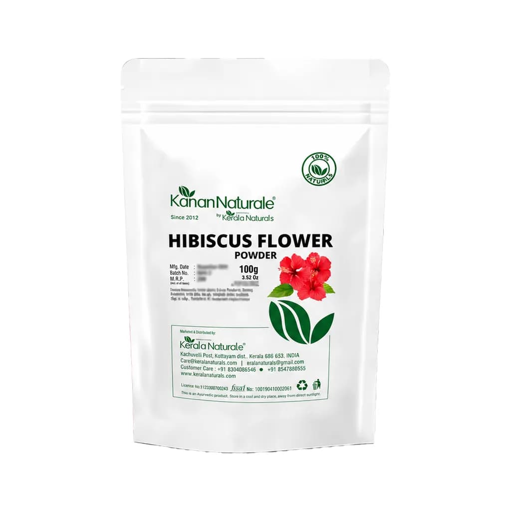 KERALA NATURALS - HIBISCUS FLOWER POWDER 100 GM