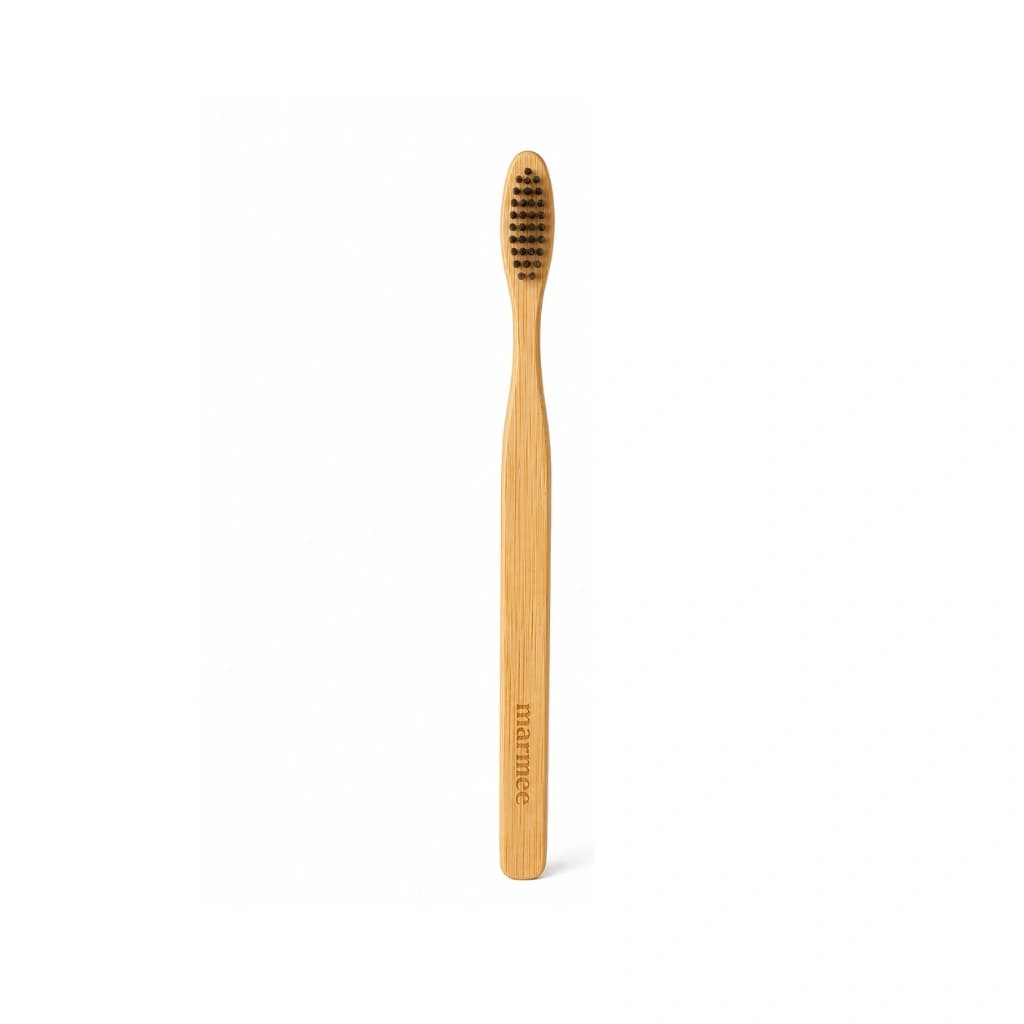 MARMEE BAMBOO TOOTH BRUSH WITH CHARCOAL BRISTLES