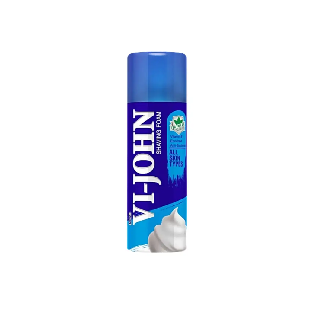 VI-JOHN SHAVING FOAM BUTTERY COOL ALL SKIN TYPES 150 GM