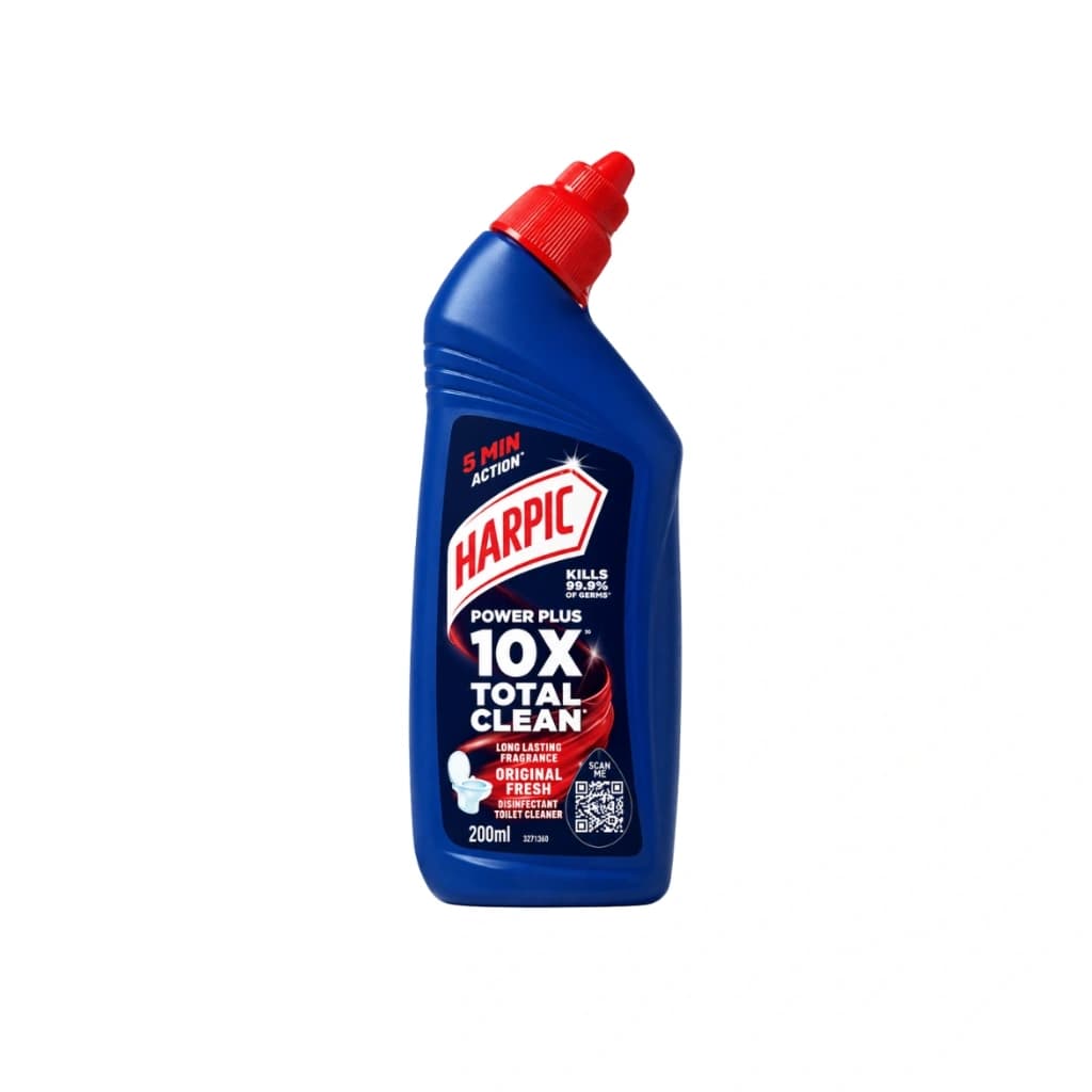HARPIC DISINFECTANT TOILET CLEANER LIQUID POWER PLUS 200ML