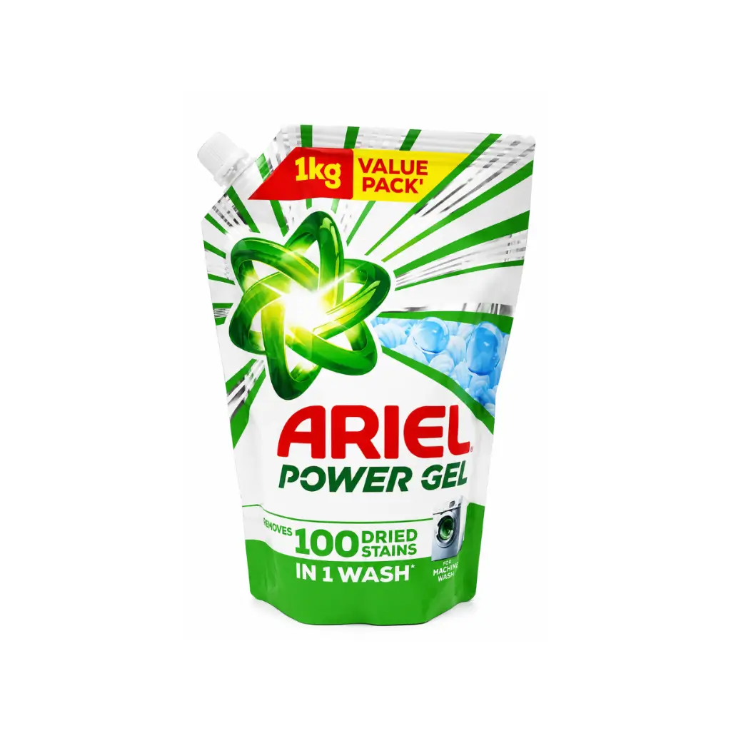 ARIEL POWER GEL LIQUID DETERGENT FOR FRONT LOAD VALUE PACK 1 KG