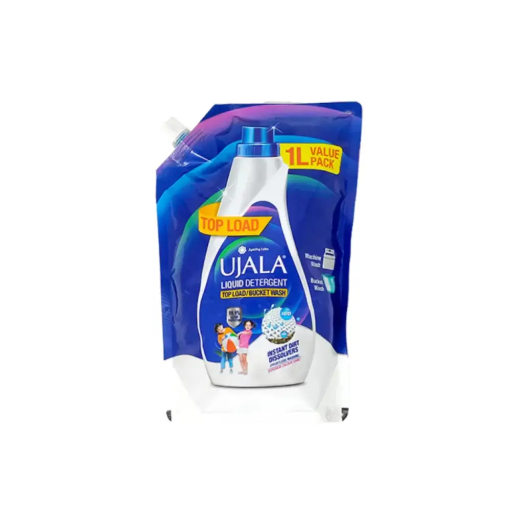 UJALA LIQUID DETERGENT TOP LOAD & BUCKET WASH 1 LTR VALUE PACK