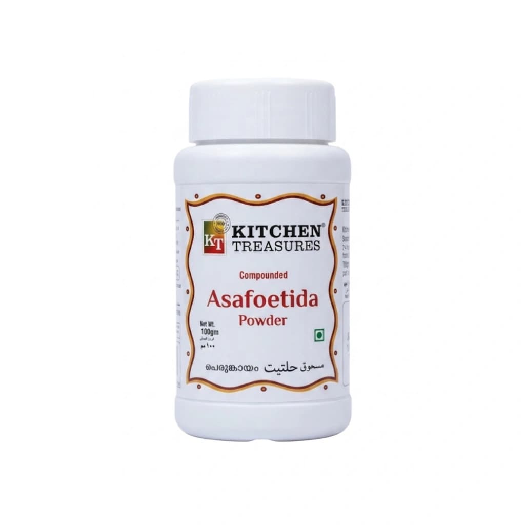 KITCHEN TREASURES COMPOUNDED ASAFOETIDA POWDER 100G