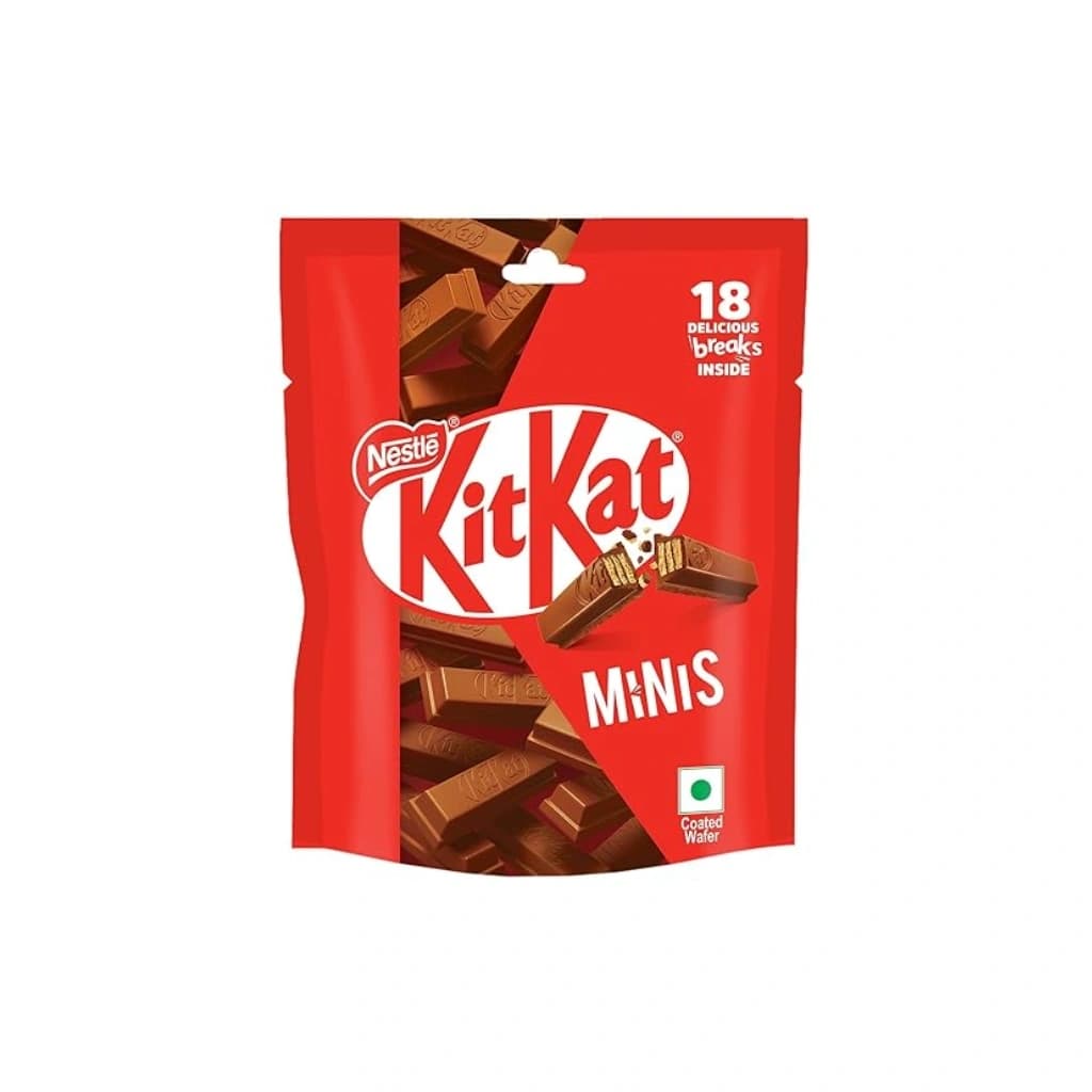 NESTLE KITKAT MINIS CHOCO COATED WALFER BAR 133.2 GM