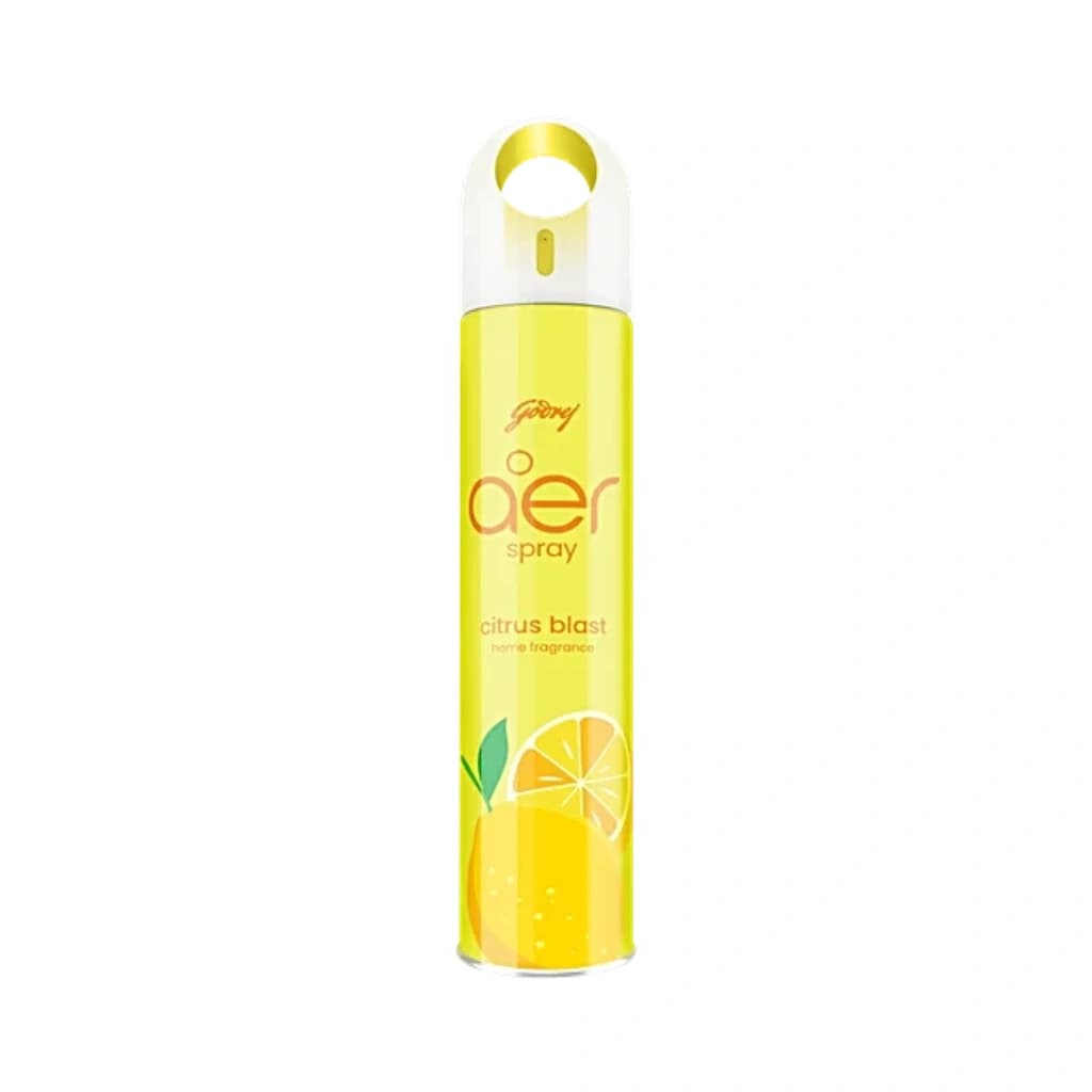 GODREJ AER SPRAY CITRUS BLAST HOME FRAGRANCE 180ML
