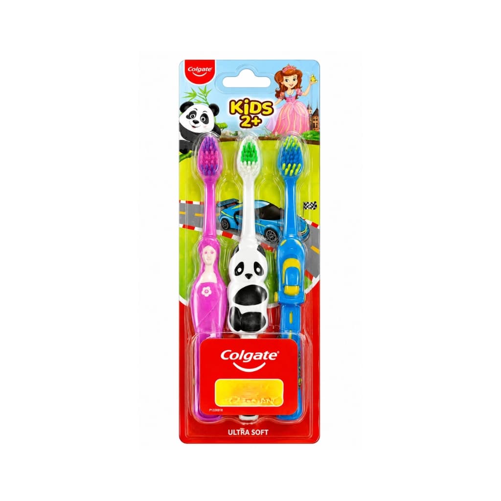 Colgate Kids 2+ Ultrasoft Pack of 3