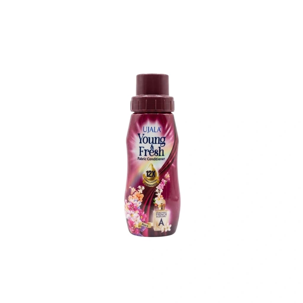 UJALA YOUNG & FRESH AURA FABRIC CONDITIONER 12X LONG LASTING FRESHNESS 210 ML
