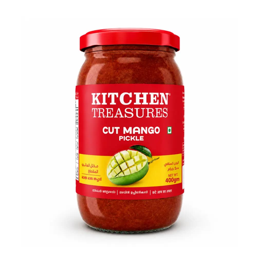  KITCHEN TREASURE CUT MANGO PICKLE 400 GM