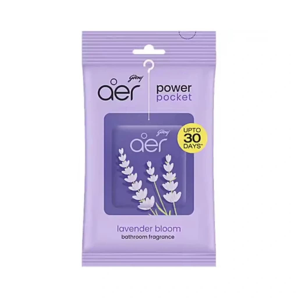 GODREJ AER POWER POCKET LAVENDER BLOOM BATHROOM FRAGRANCE 10 GM