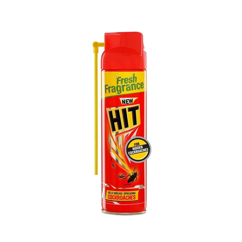 HIT FRESH FRAGRANCE KILLS DISEASE SPREAD COCKROACHES 200 ML