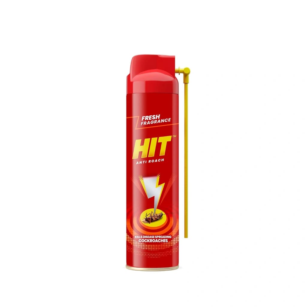 HIT ANTI ROACH FRESH FRAGRANCE KILLS DISEASE SPREADING COCKROACHES 125 ML