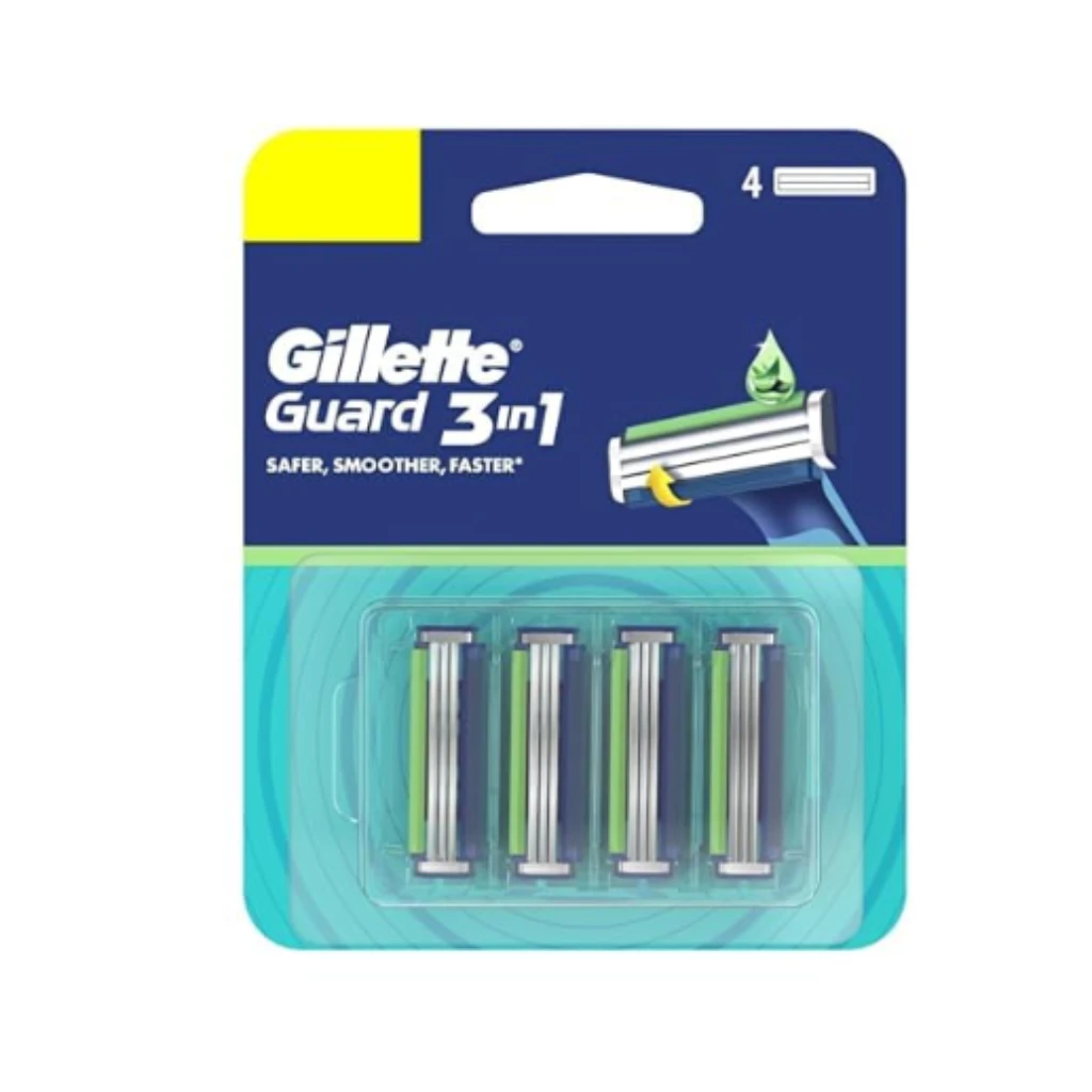 GILLETTE GUARD 3IN1 SAFER SMOOTHER FASTER