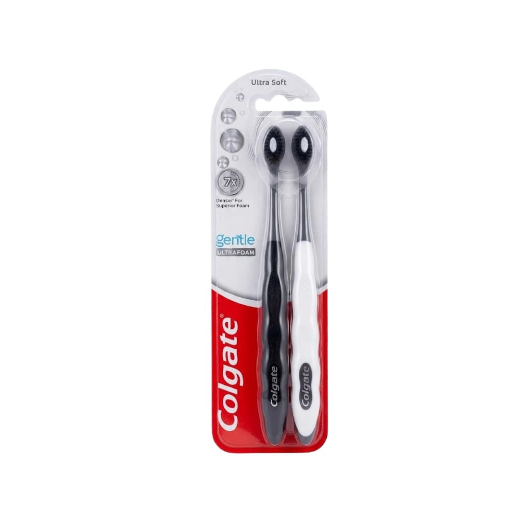 COLGATE ULTRA SOFT GENTLE ULTRAFOAM TOOTHBRUSH PACK OF 2
