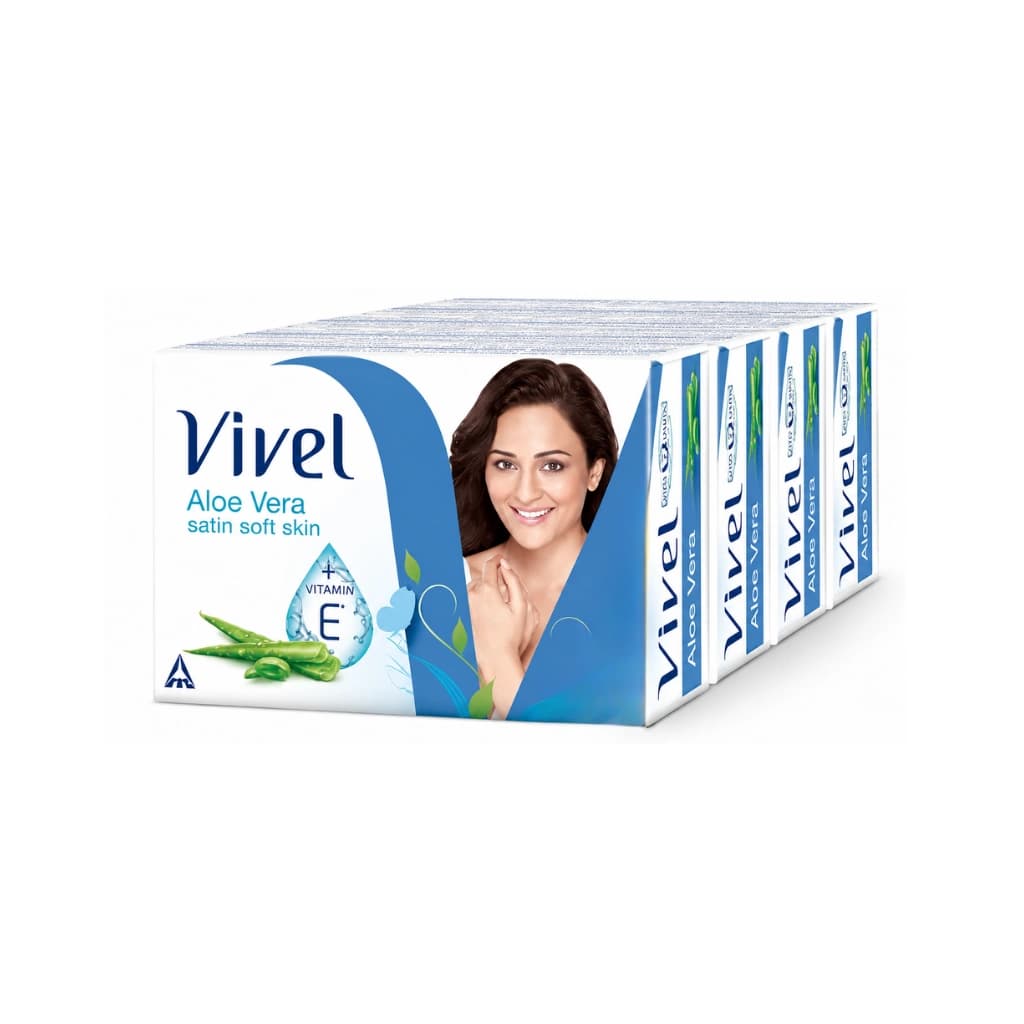 VIVEL ALOE VERA BATHING BAR 90 GM BUY 3 GET 1 FREE