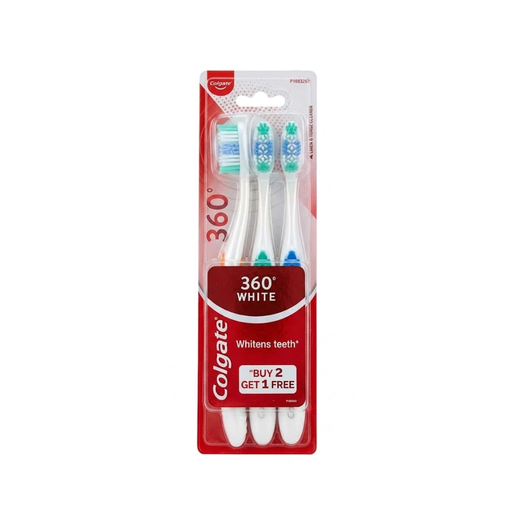 COLGATE 360° WHITE MEDIUM BUY 2 GET 1 FREE