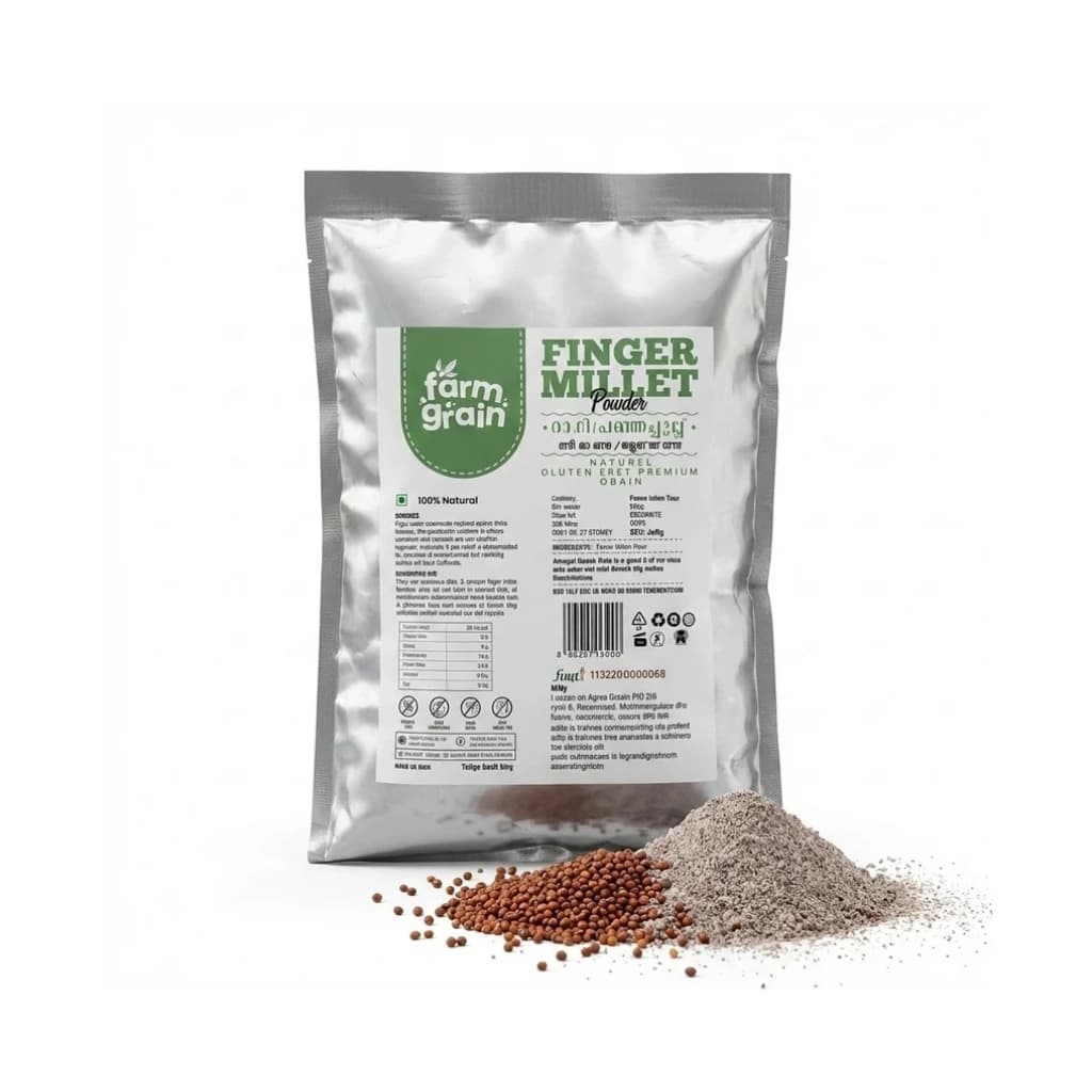 FARMGRAIN FINGER MILLET POWDER 500GM