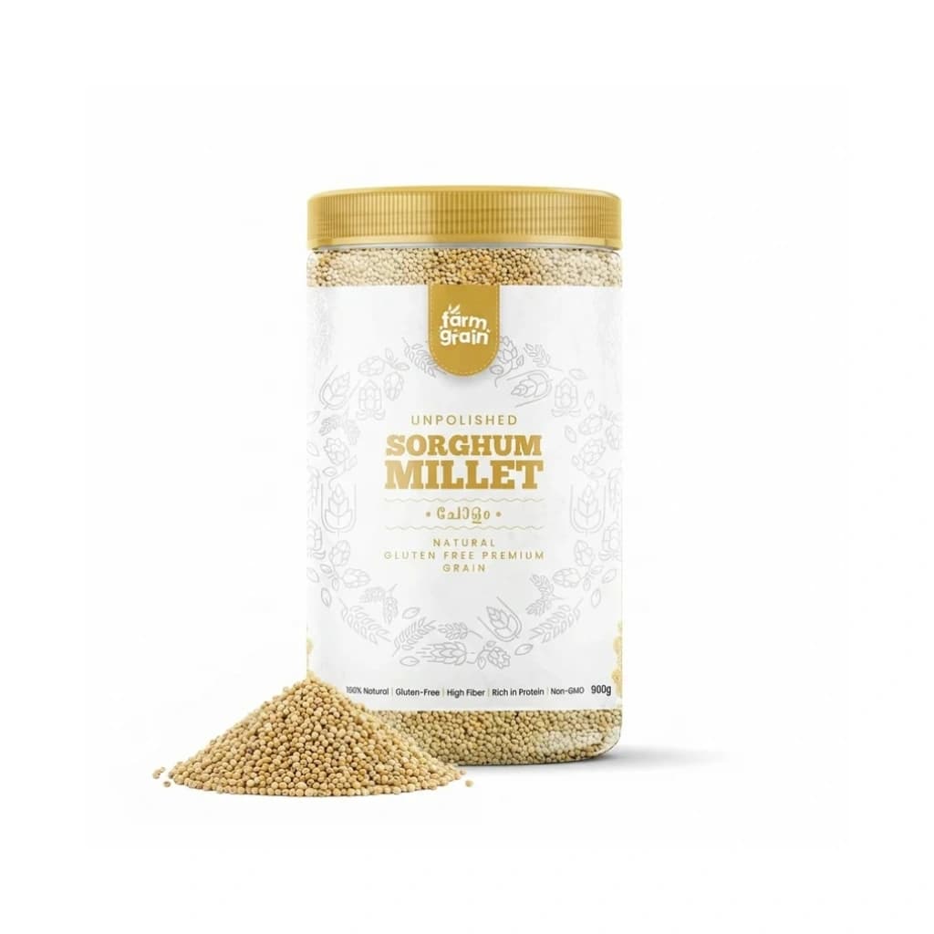 FARMGRAIN SORGHUM MILLET / JOWAR/ CHOLAM 900GM