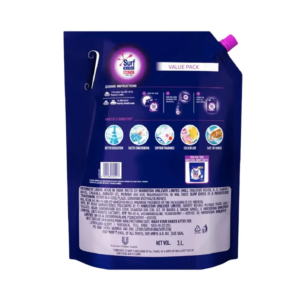 Surf Excel Front Load Matic Liquid