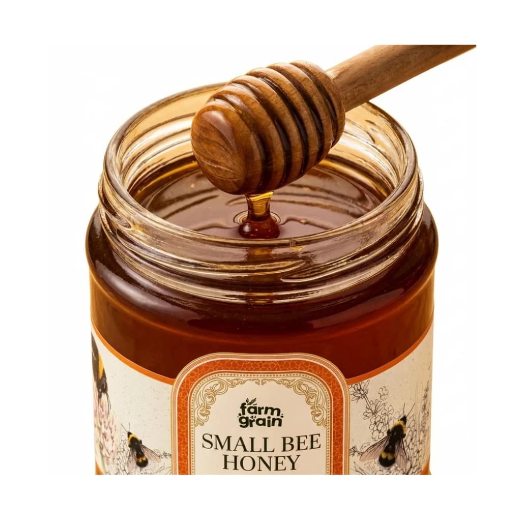 FARMGRAIN SMALL BEE HONEY / STRING HONEY / ORGANIC 125GM