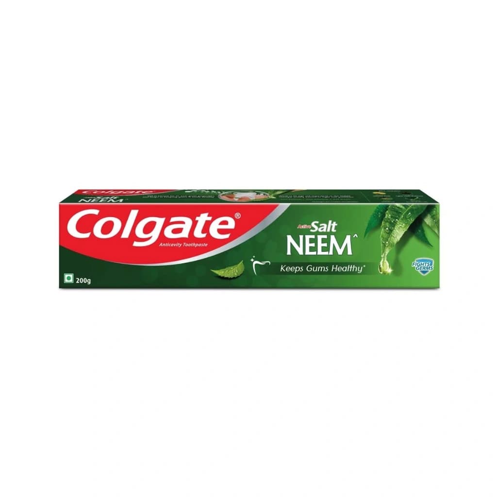 COLGATE ACTIVE SALT NEEM TOOTHPASTE 200 GM