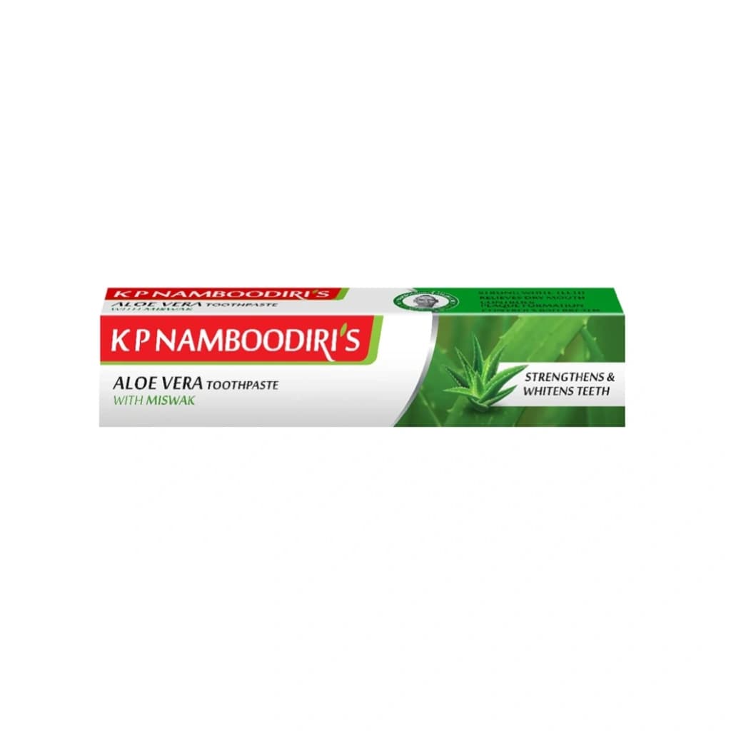 K P NAMBOODIRI'S ALOE VERA HERBAL TOOTHPASTE WITH MISWAK 50 GM