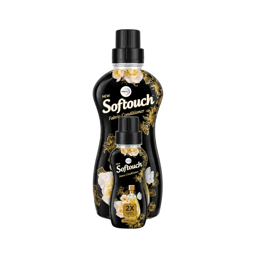 SOFTOUCH 2X FRENCH PERFUME FABRIC CONDITIONER 800ML + 210 ML