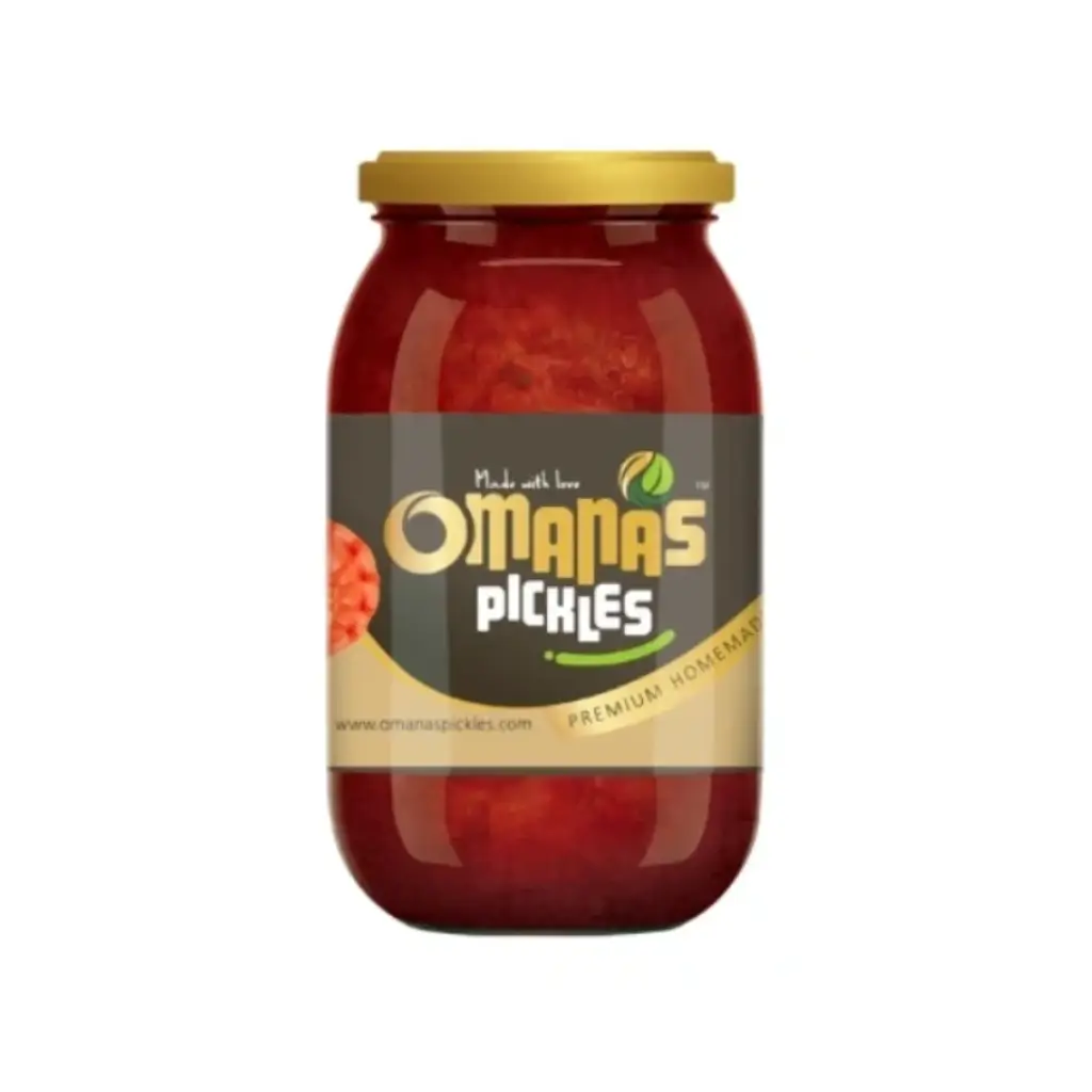 OMANAS PICKLES PREMIUM HOME MADE PRAWNS PICKLE 400 G