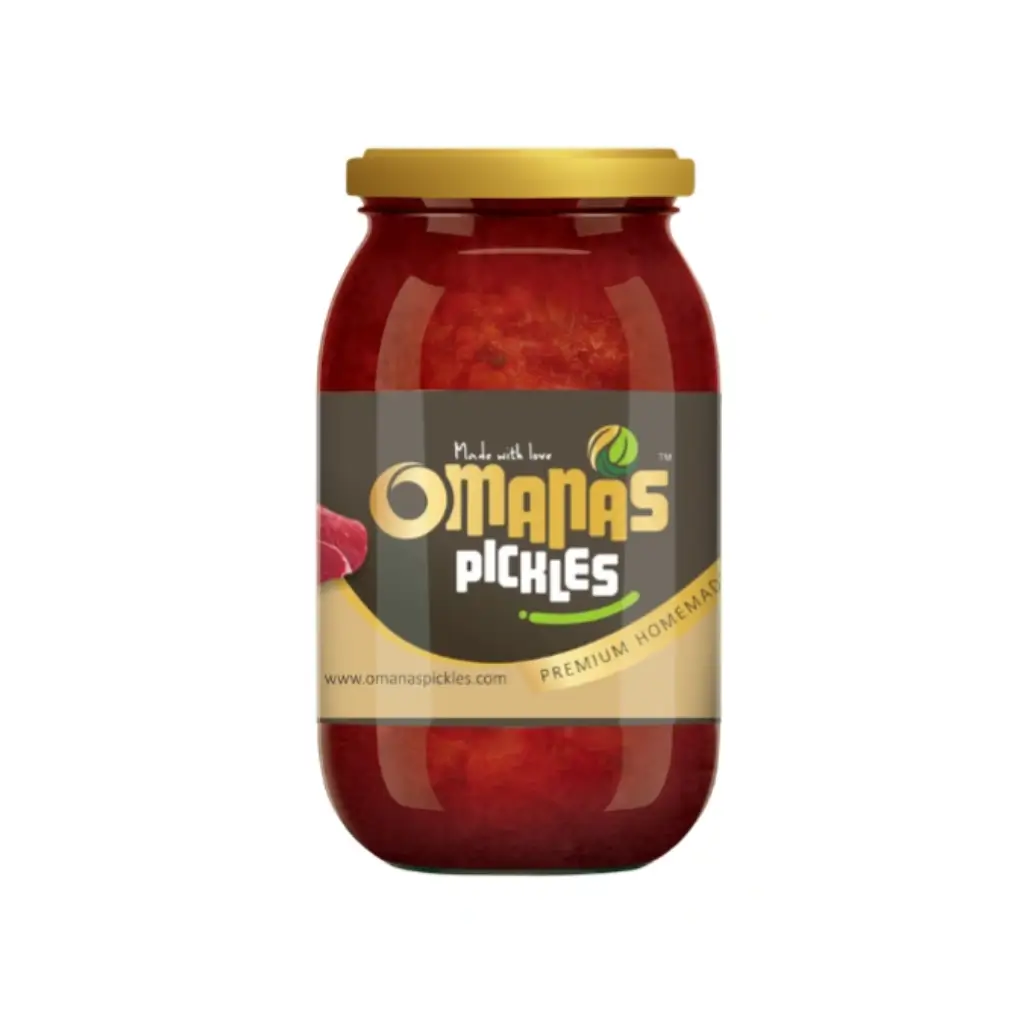OMANAS PICKLES PREMIUM HOME MADE BUFFALO MEAT PICKLE 400G
