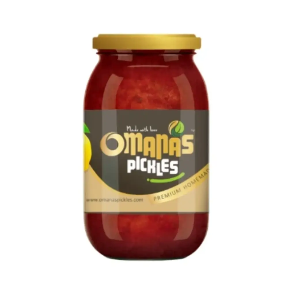 OMANAS PICKLES PREMIUM HOME MADE LEMON PICKLE 400G