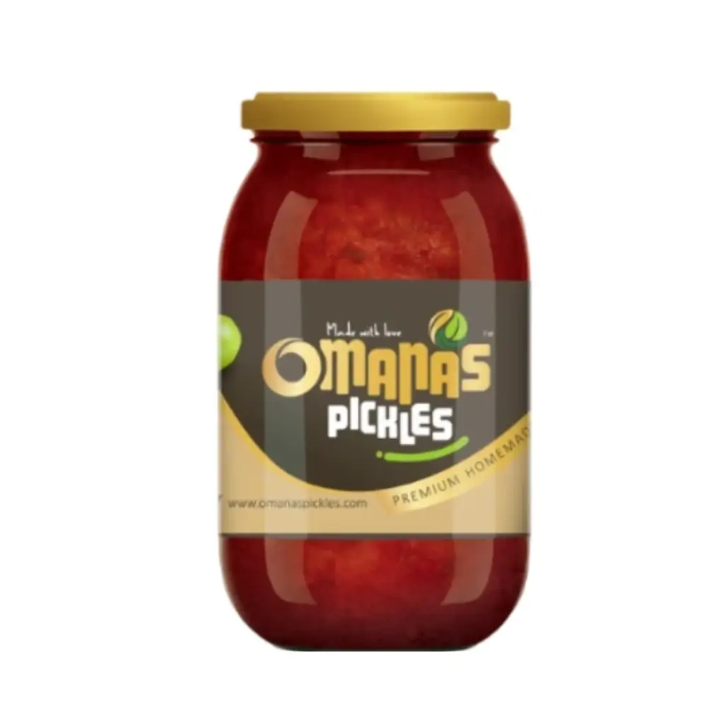 OMANAS PICKLES PREMIUM HOME MADE SWEET GOOSEBERRY PICKLE 400G