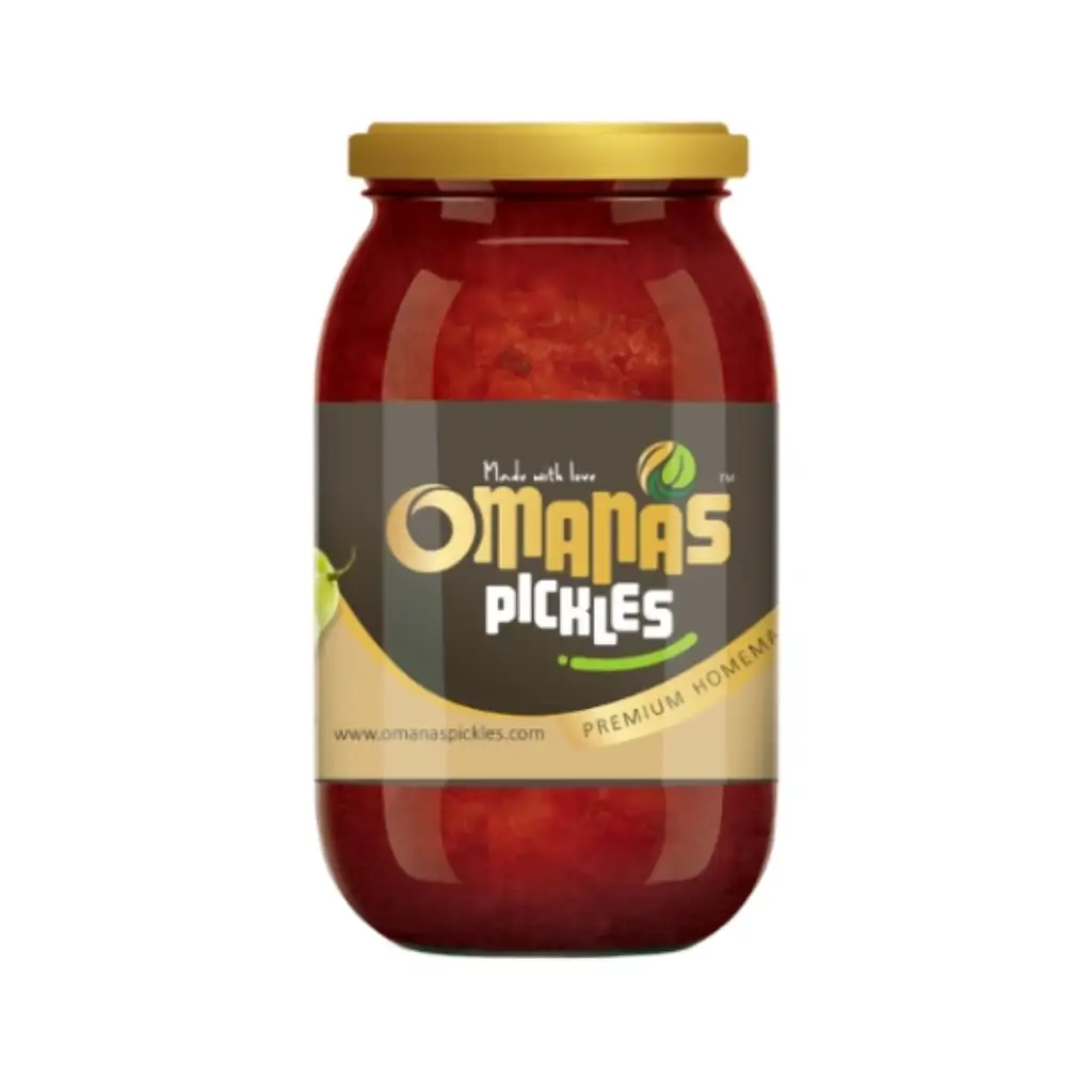 OMANAS PICKLES PREMIUM HOMEMADE GOOSEBERRY / AMLA PICKLE 400G