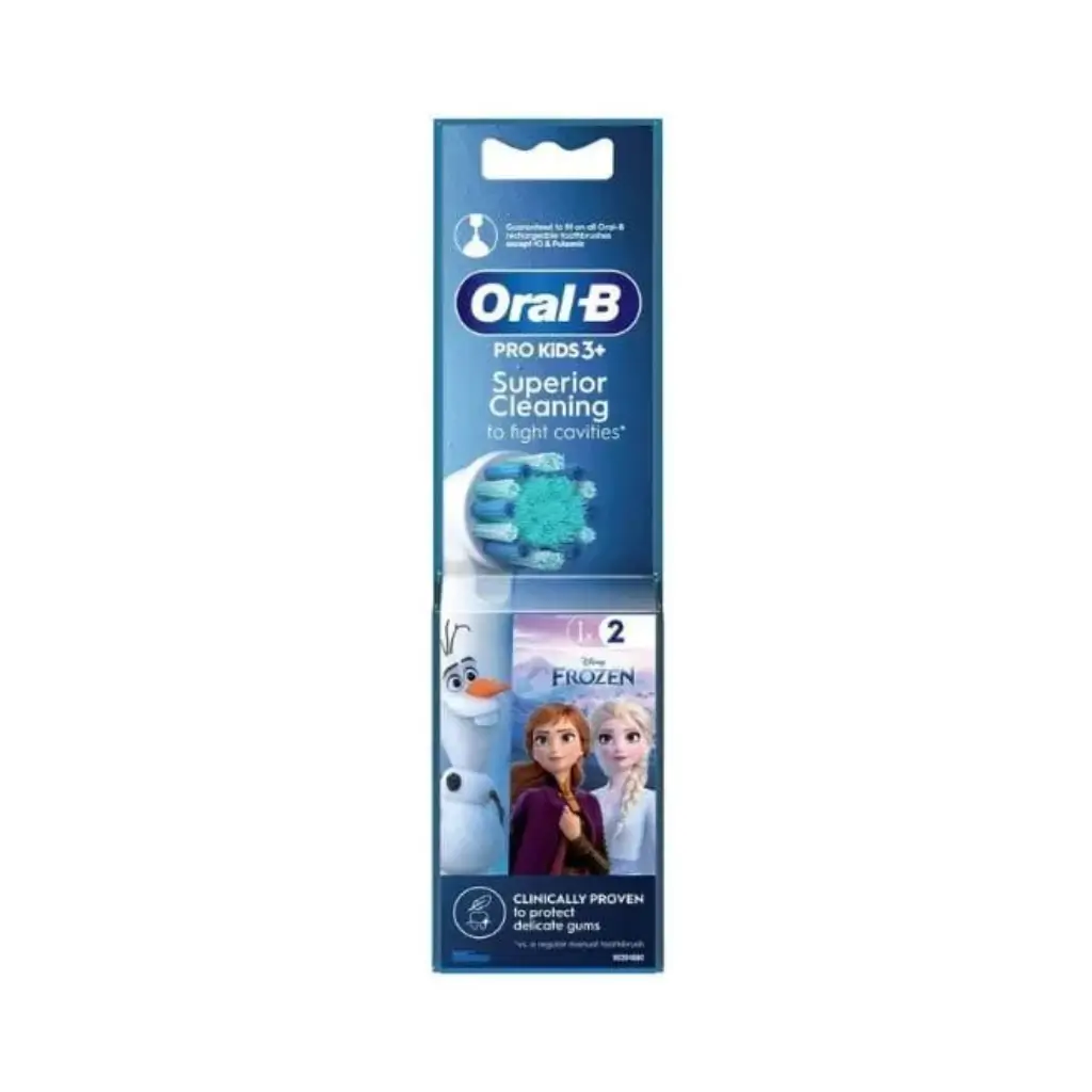 ORAL B PRO KIDS 3+ SUPERIOR CLEANING FROZEN REGULAR MANUAL TOOTH BRUSH PACK OF TWO