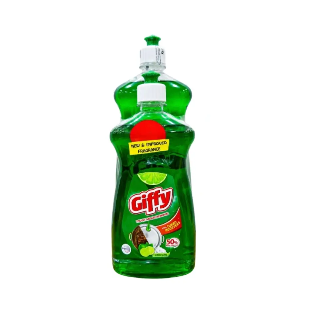 GIFFY GREEN LIME FLAVOUR TOUGH GRESE REMOVAL LIQUID 750ML WITH FREE 475ML