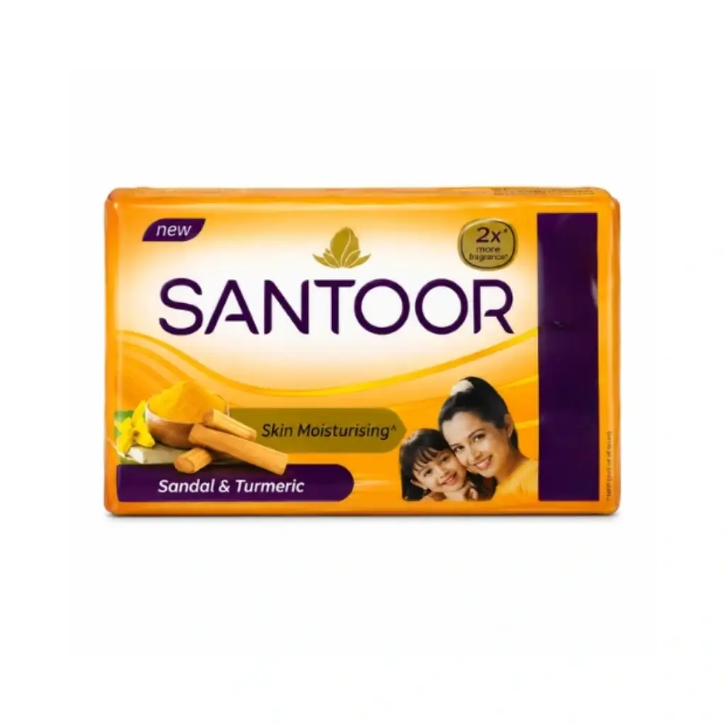 SANTOOR SANDAL & TURMERIC SOAP 100GM