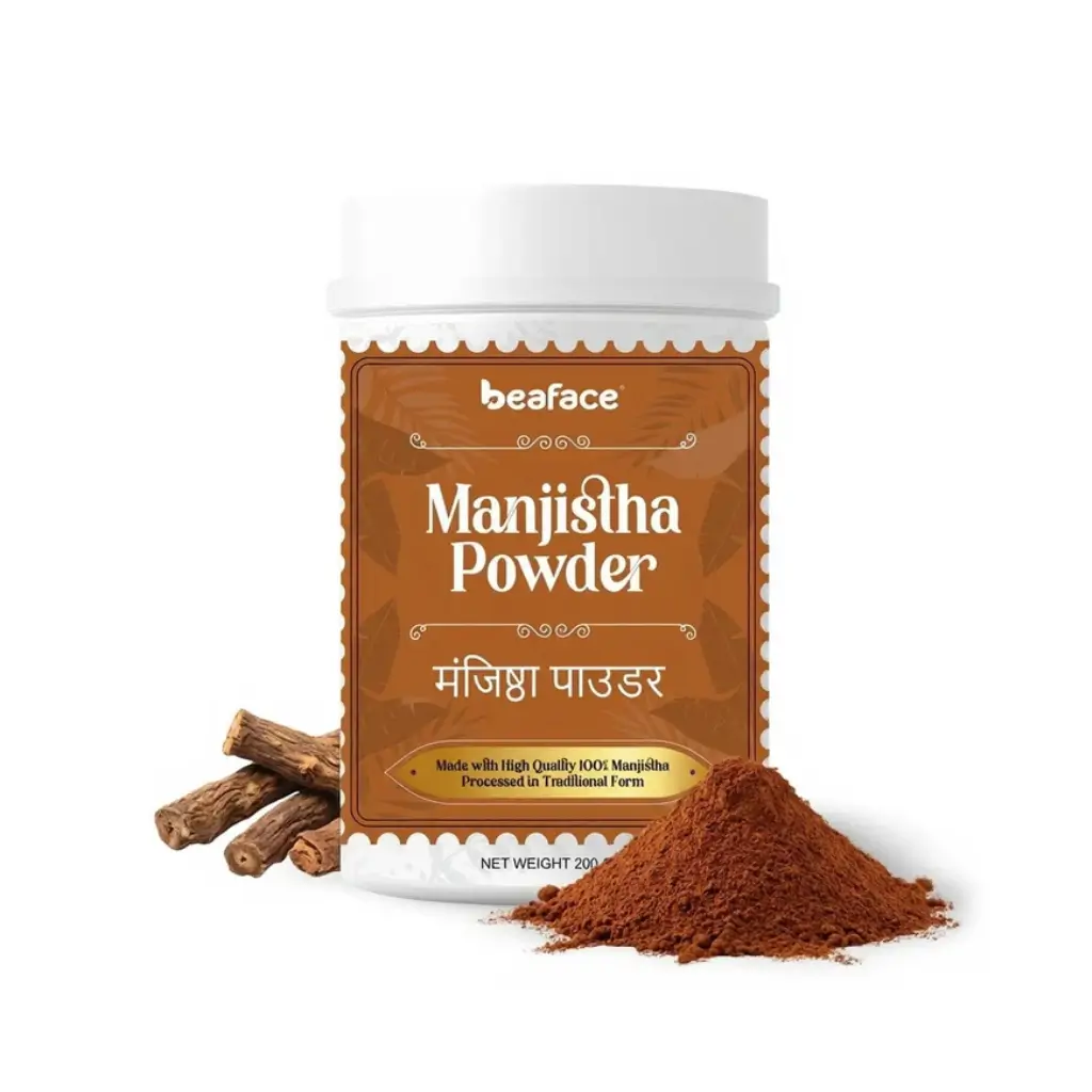 BEAFACE MANJISTHA POWDER SKIN BRIGHTENING SKIN TONE COMPLEXATION HYPERPIGMENTAION 200 GM