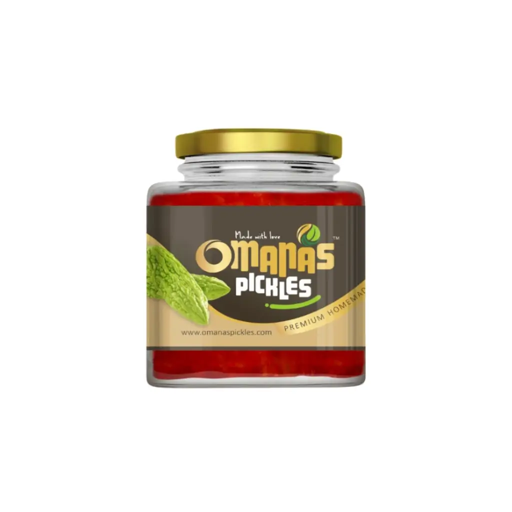 OMANAS PICKLES PREMIUM HOME MADE BITTER GOURD PICKLE 250G